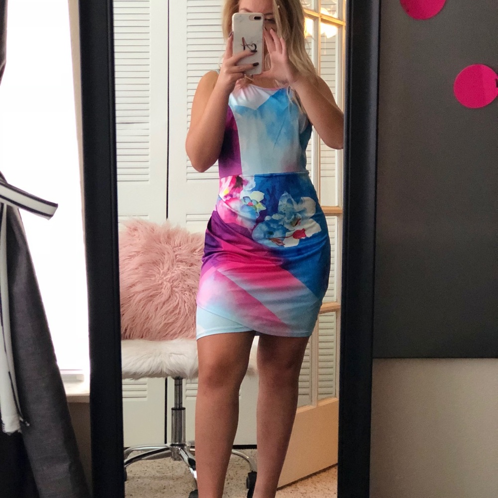 Floral patterned dress